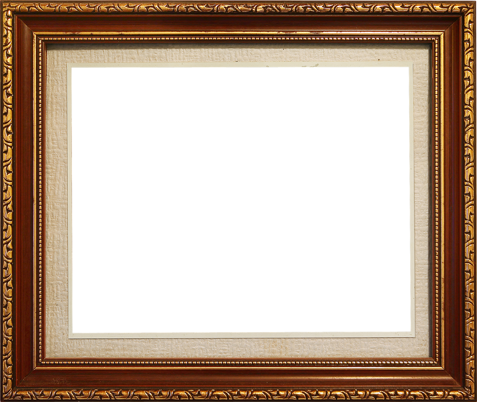 Ornate Wooden Picture Frame Cutout